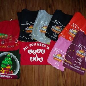 BUBBA QUE'S Assorted TEE SHIRTS